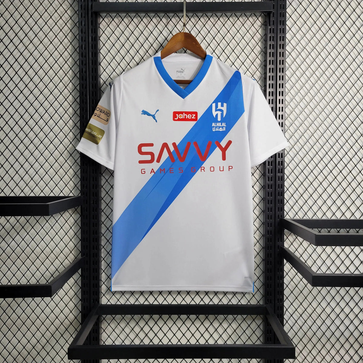 "Camisa Al-Hilal Away 23/24 - Torcedor Masculina Branca + Neymar 10 - Netmantos"