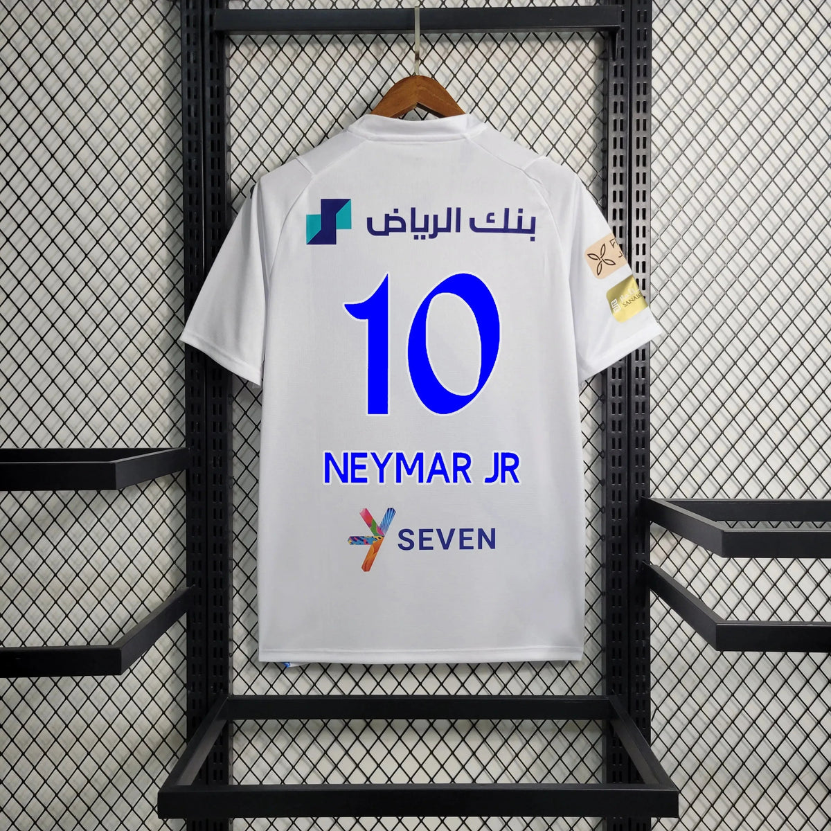 "Camisa Al-Hilal Away 23/24 - Torcedor Masculina Branca + Neymar 10 - Netmantos"