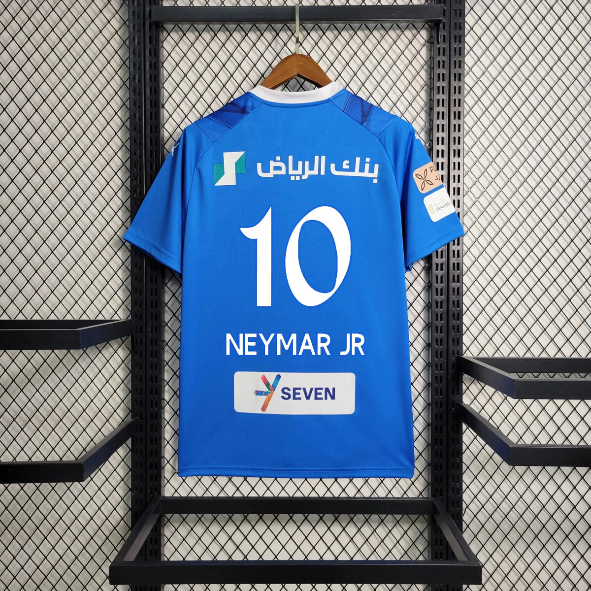 "Camisa Al-Hilal Home 23/24 - Torcedor Masculina Azul + Neymar 10 - Netmantos"