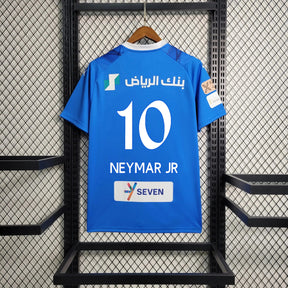 "Camisa Al-Hilal Home 23/24 - Torcedor Masculina Azul + Neymar 10 - Netmantos"