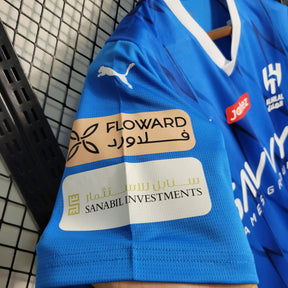 "Camisa Al-Hilal Home 23/24 - Torcedor Masculina Azul + Neymar 10 - Netmantos"