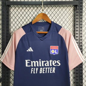 "Camisa Lyon Treino 23/24 - Torcedor Masculina Azul e Rosa - Netmantos"