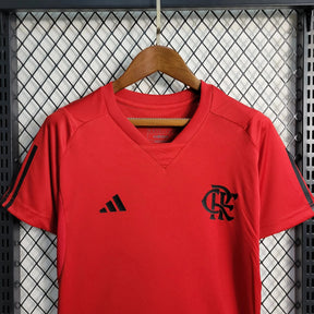 "Camisa Flamengo Treino 23/24 - Torcedor Feminina Vermelha - Netmantos"