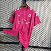 "Camisa Real Madrid Retrô Away 14/15 - Torcedor Masculina Rosa - Netmantos"