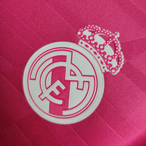 "Camisa Real Madrid Retrô Away 14/15 - Torcedor Masculina Rosa - Netmantos"