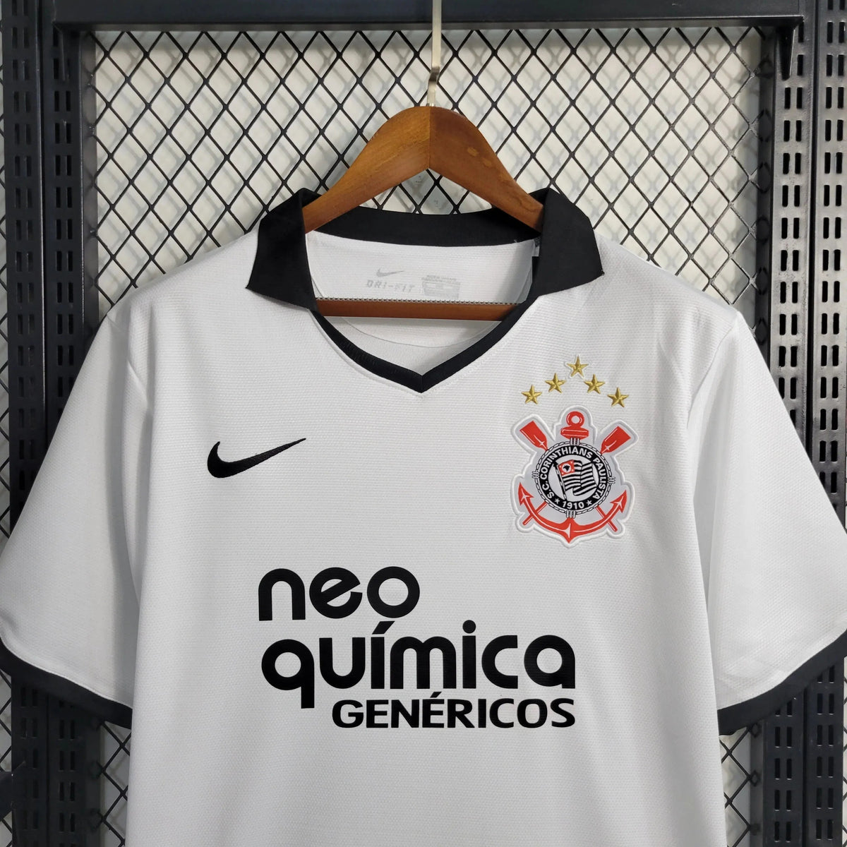 "Camisa Timão Retrô Home 2011 - Torcedor Masculina Branca - Netmantos"