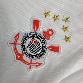 "Camisa Timão Retrô Home 2011 - Torcedor Masculina Branca - Netmantos"