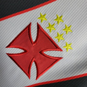 "Camisa Vasco Retrô Home 2000 - Torcedor Masculina Preta - Netmantos"