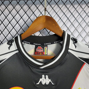 "Camisa Vasco Retrô Home 2000 - Torcedor Masculina Preta - Netmantos"