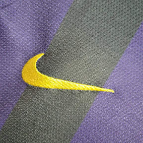 "Camisa Timão Retrô Away 2009/10 - Torcedor Masculina Preta e Roxa - Netmantos"