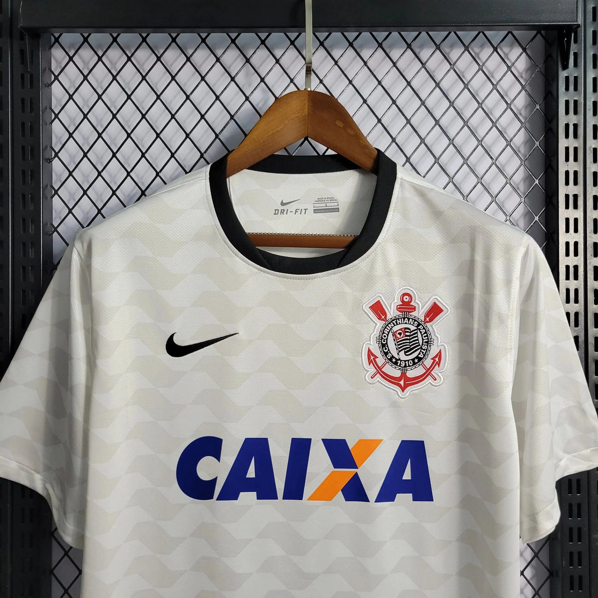 "Camisa Timão Retrô Home 11/12 - Torcedor Masculina Branca - Netmantos"
