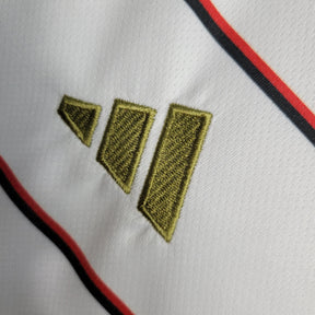 "Camisa Flamengo Home 23/24 - Torcedor Feminina Branca - Netmantos"