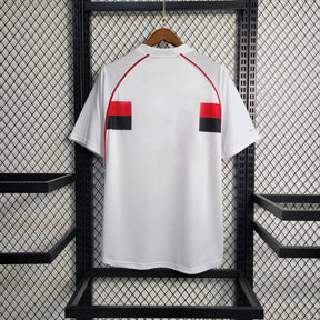 "Camisa Flamengo Retrô Away 2001 - Torcedor Masculina Branca LUBRAX - Netmantos"