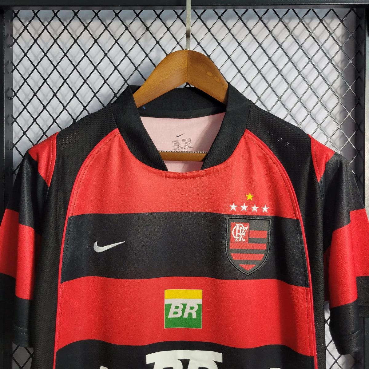 "Camisa Flamengo Retrô Home 2003/04 - Torcedor Masculina LUBRAX - Netmantos"