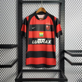 "Camisa Flamengo Retrô Home 2003/04 - Torcedor Masculina LUBRAX - Netmantos"