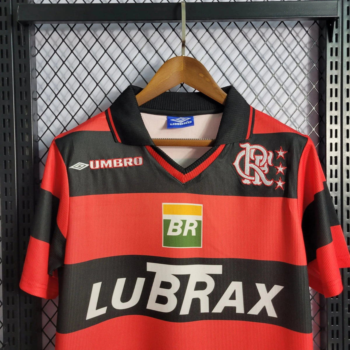 "Camisa Flamengo Retrô Home 1999 - Torcedor Masculina LUBRAX - Netmantos"