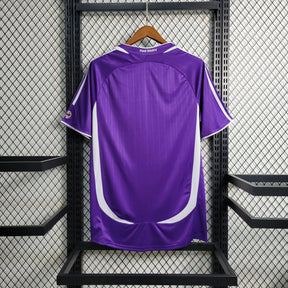 "Camisa Real Madrid Retrô Away 2006 - Torcedor Masculina Roxa - Netmantos"