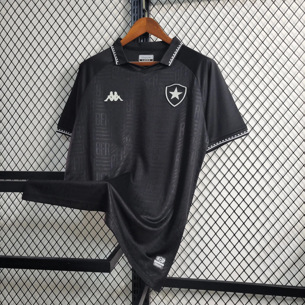 "Camisa Bota Fogo Away 21/22 - Torcedor Masculina Preta - Netmantos"