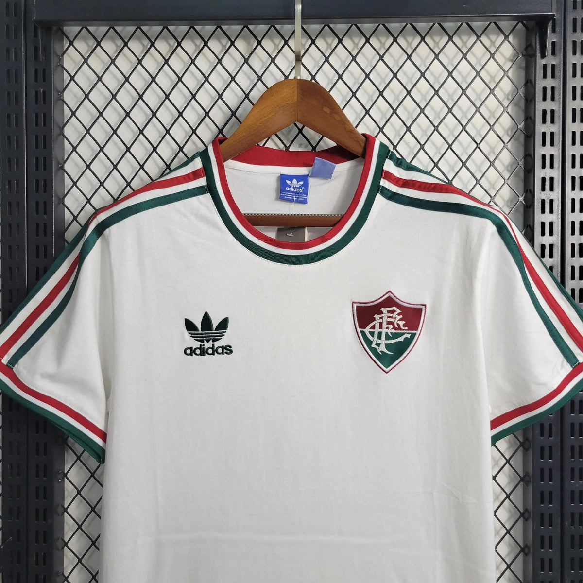 "Camisa Fluminense Retrô 14/15 - Torcedor Masculina Branca - Netmantos"