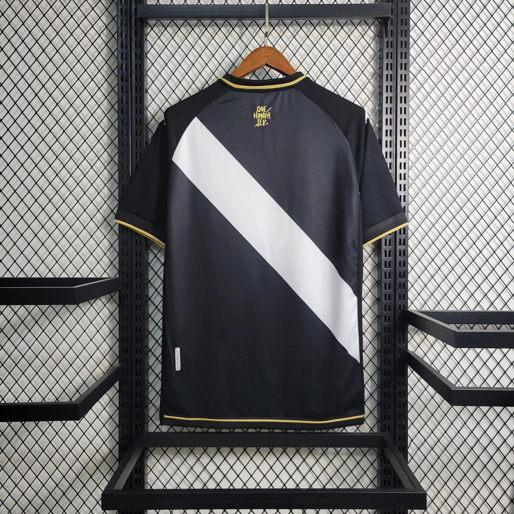 "Camisa Vasco Home 23/24 - Torcedor Masculina Preta - Netmantos"