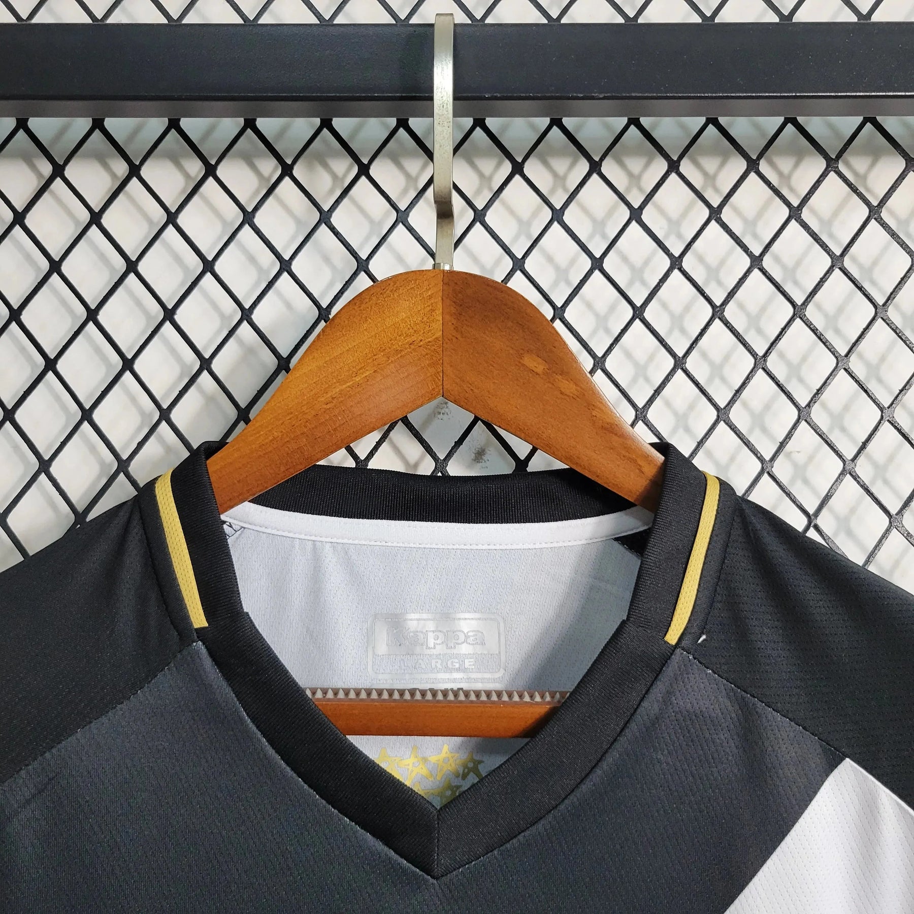 "Camisa Vasco Home 23/24 - Torcedor Masculina Preta - Netmantos"
