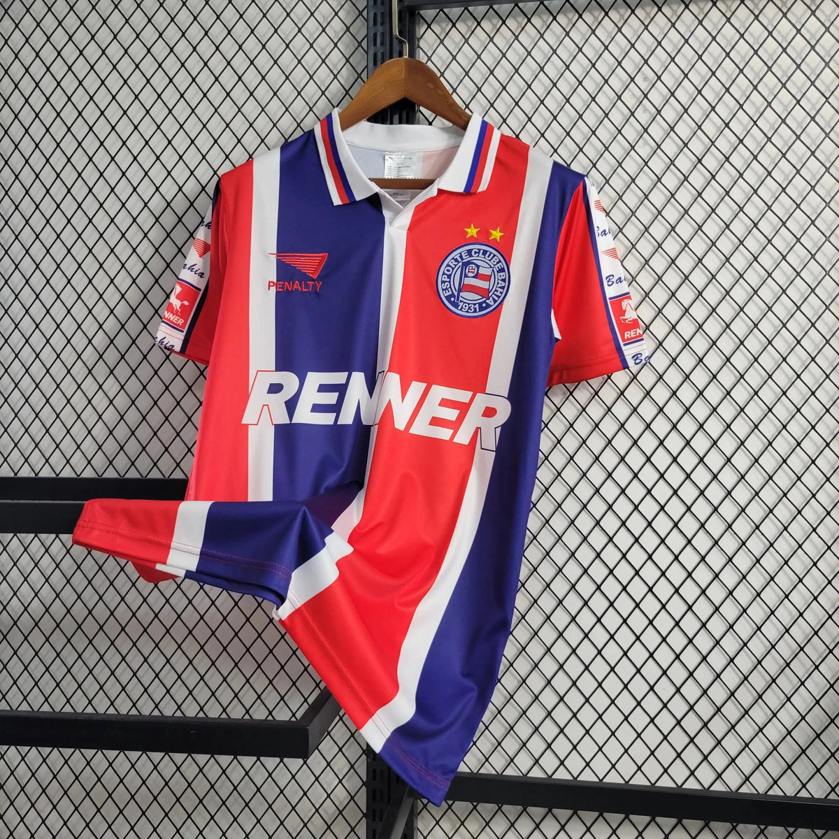 "Camisa Bahia Retrô Away 1996 - Torcedor Masculina - Netmantos"