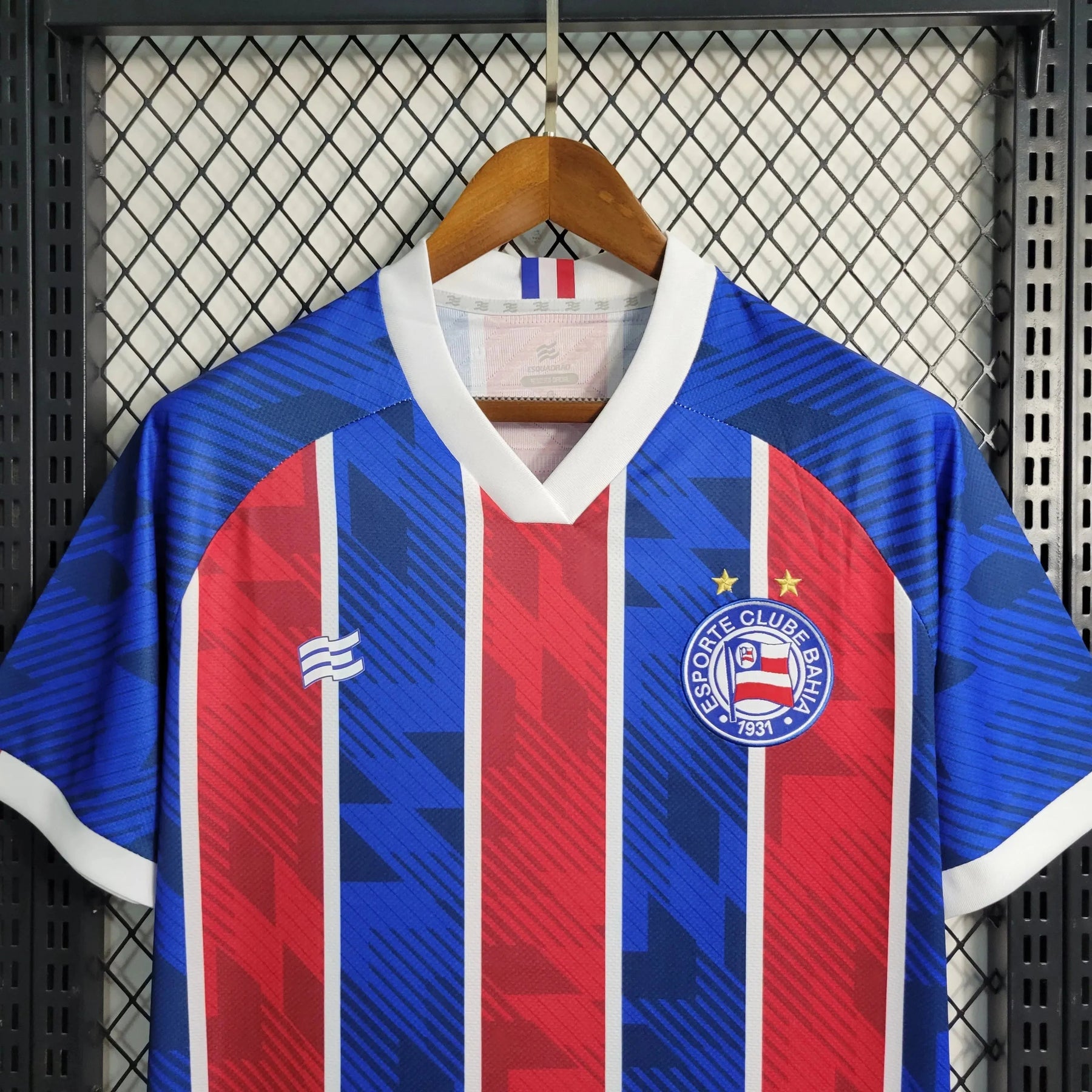 "Camisa Bahia Away 23/24 - Torcedor Masculina Vermelha e Azul - Netmantos"