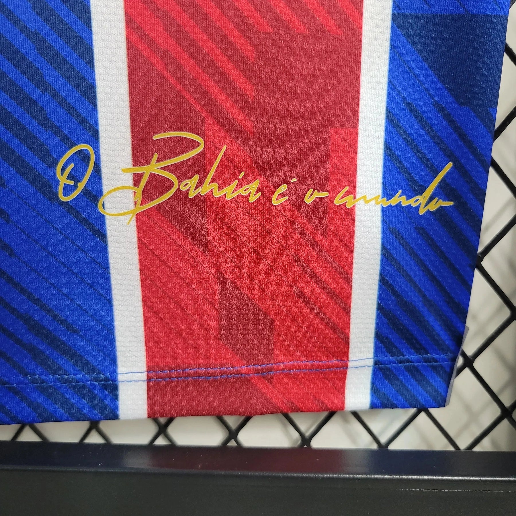 "Camisa Bahia Away 23/24 - Torcedor Masculina Vermelha e Azul - Netmantos"