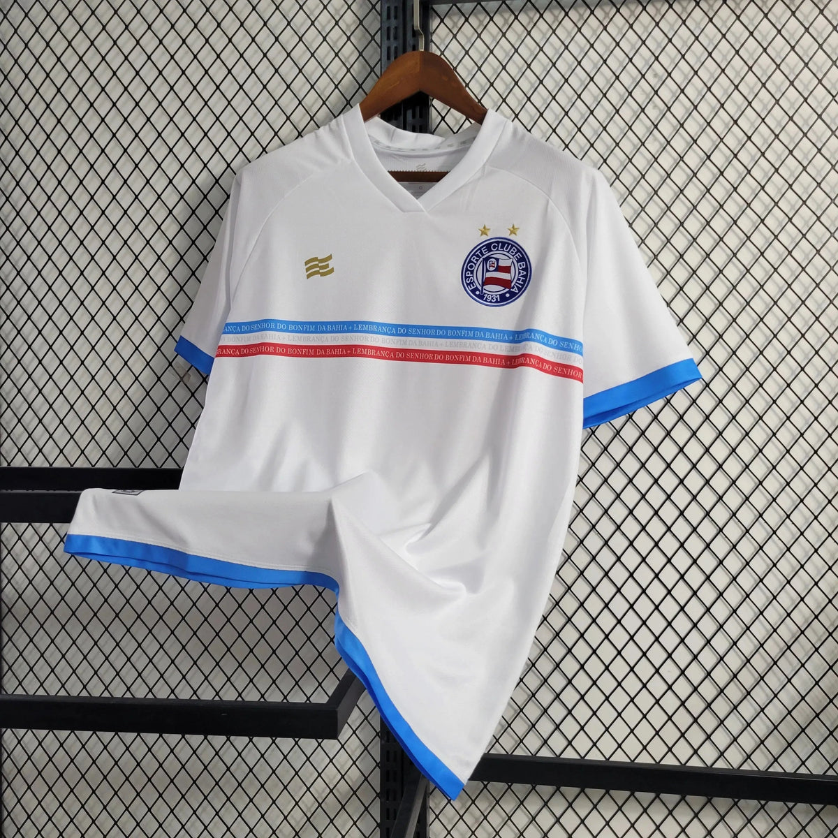 "Camisa Bahia Home 23/24 - Torcedor Masculina Branca - Netmantos"