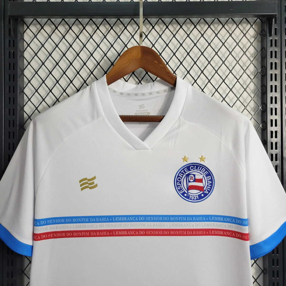 "Camisa Bahia Home 23/24 - Torcedor Masculina Branca - Netmantos"