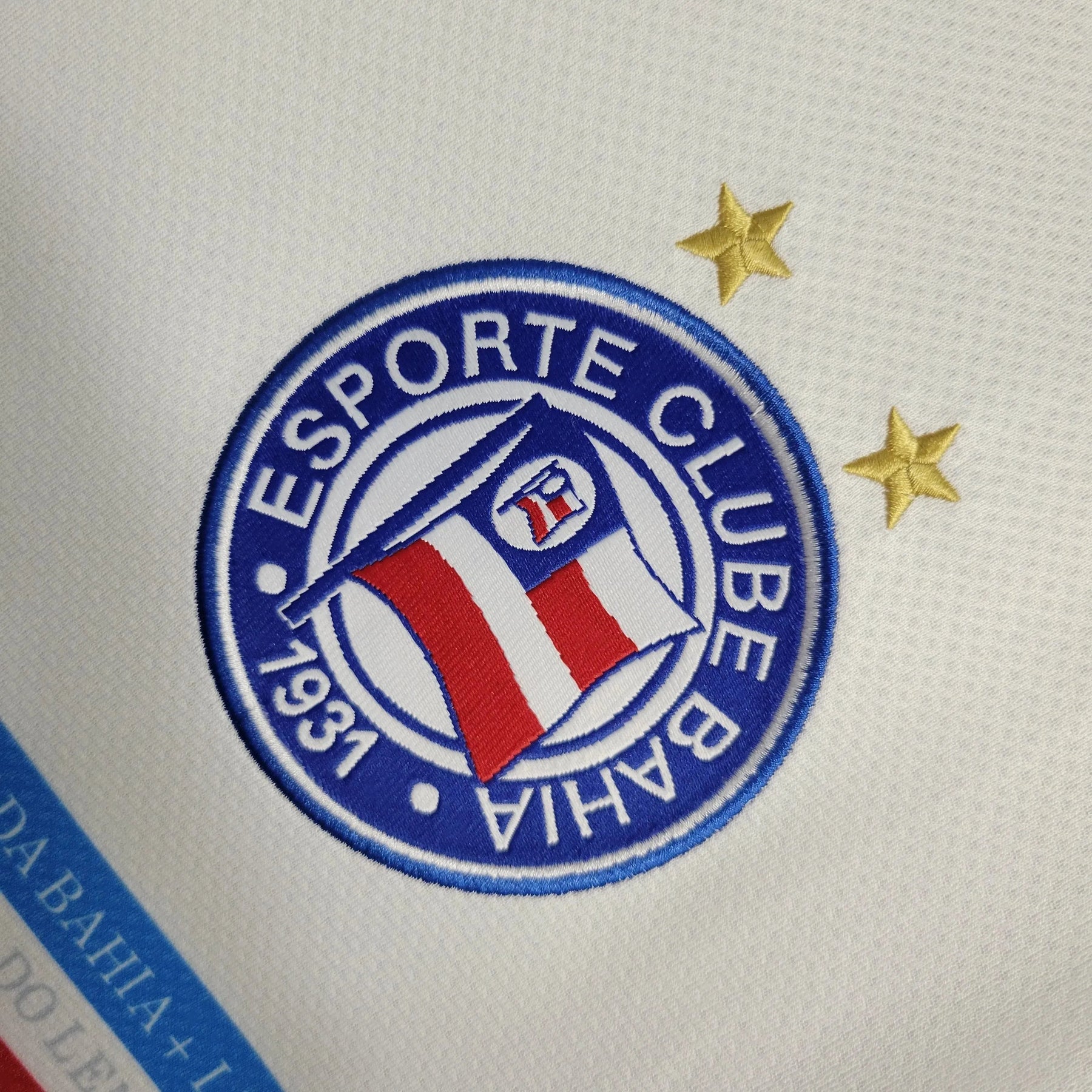 "Camisa Bahia Home 23/24 - Torcedor Masculina Branca - Netmantos"