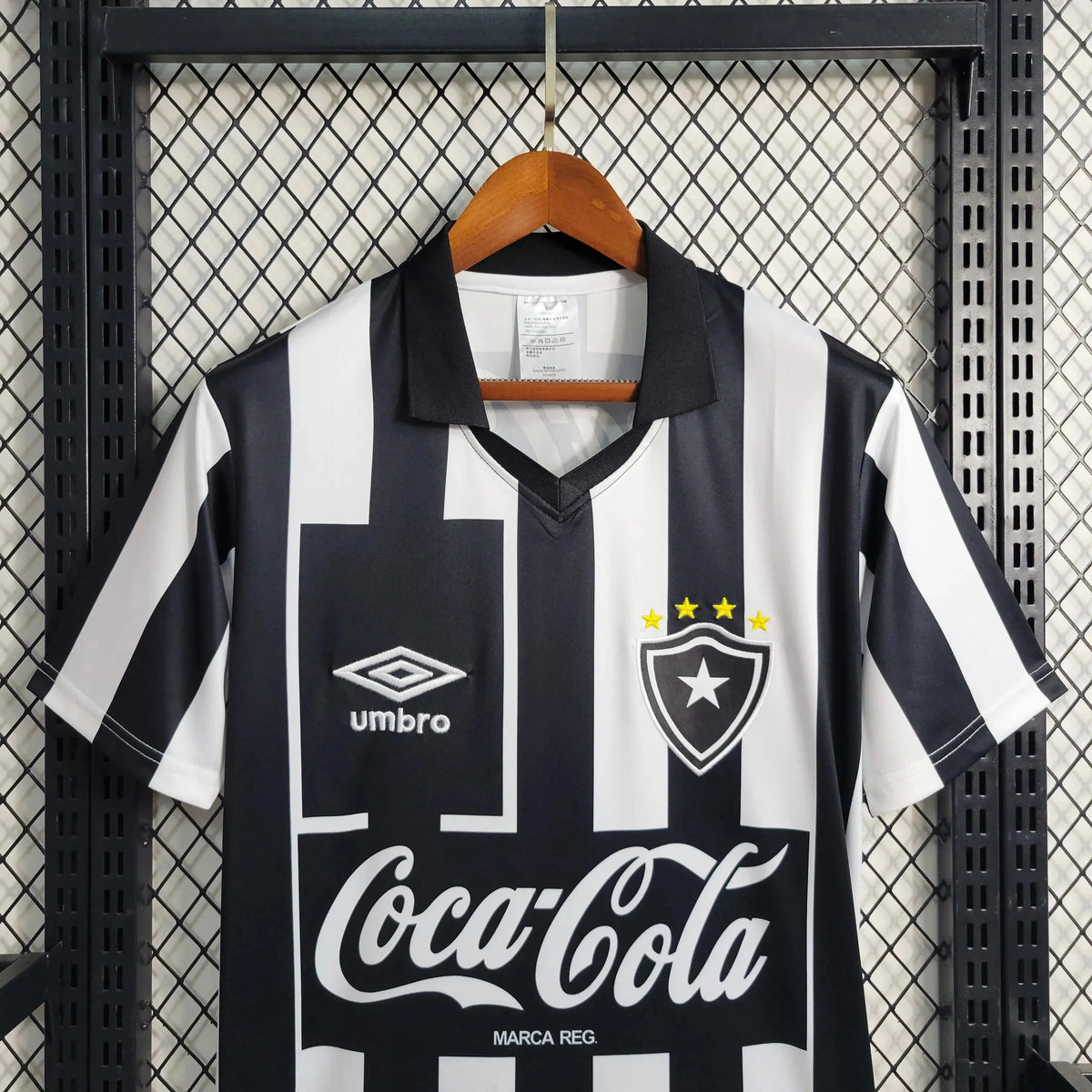 "Camisa Bota Fogo Retrô 1997 - Torcedor Masculina Coca Cola - Netmantos"