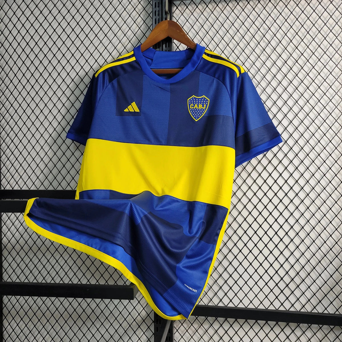 "Camisa Boca Juniors Home 23/24 - Torcedor Masculina Azul e Amarela - Netmantos"