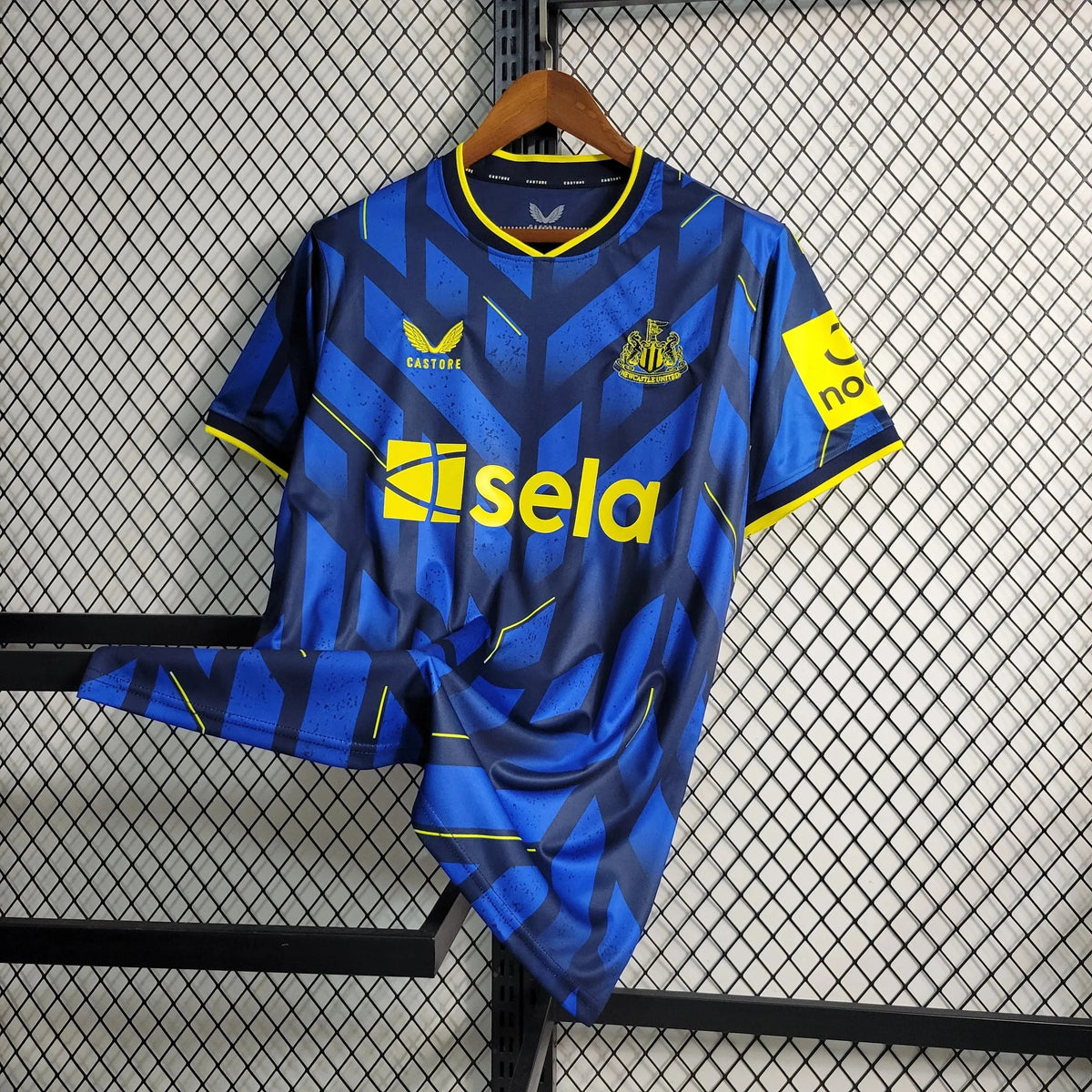 "Camisa Newcastle United Away II 23/24 - Torcedor Masculina Azul - Netmantos"