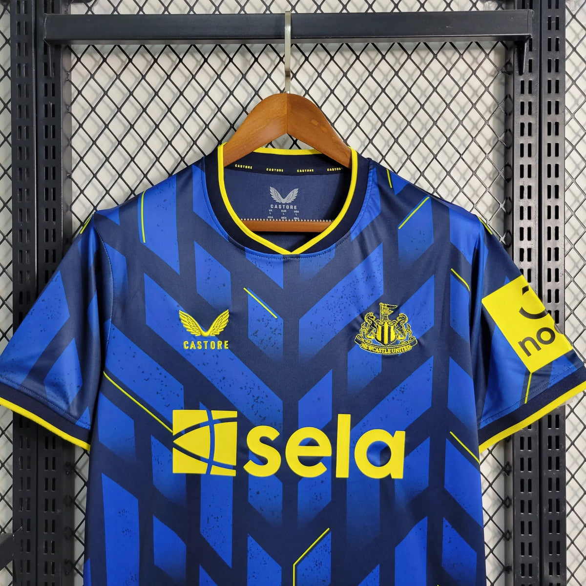 "Camisa Newcastle United Away II 23/24 - Torcedor Masculina Azul - Netmantos"