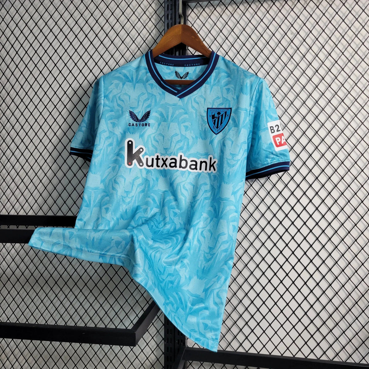 "Camisa Athletic Bilbao Away 23/24 - Torcedor Masculina Azul - Netmantos"