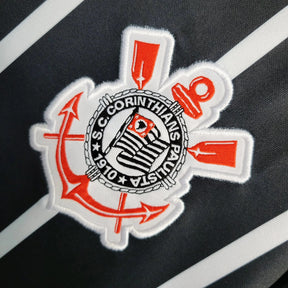 "Camisa Timão Away 23/24 - Torcedor Feminina Preta - Netmantos"