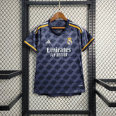 "Camisa Real Madrid Away 23/24 - Torcedor Feminina Preta - Netmantos"
