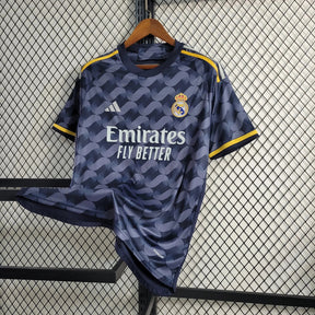 "Camisa Real Madrid Away 23/24 - Torcedor Masculina Preta - Netmantos"