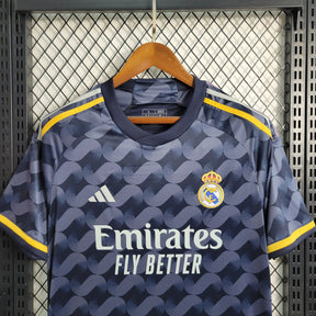 "Camisa Real Madrid Away 23/24 - Torcedor Masculina Preta - Netmantos"