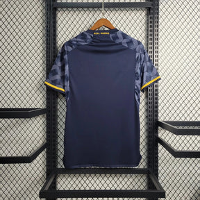 "Camisa Real Madrid Away 23/24 - Torcedor Masculina Preta - Netmantos"