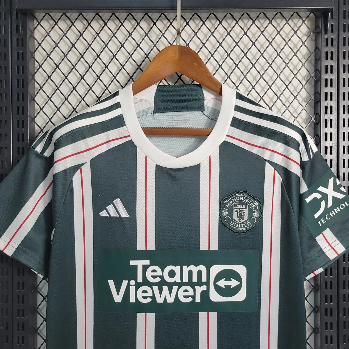 "Camisa Manchester United Away 23/24 - Torcedor Masculina Verde - Netmantos"