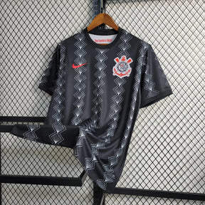 "Camisa Timão Treino 23/24 - Torcedor Masculina Preta - Netmantos"