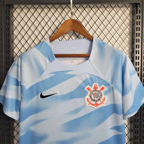 "Camisa Timão Goleiro 23/24 - Torcedor Masculina Azul - Netmantos"