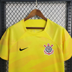 "Camisa Timão Goleiro 23/24 - Torcedor Masculina Amarela - Netmantos"