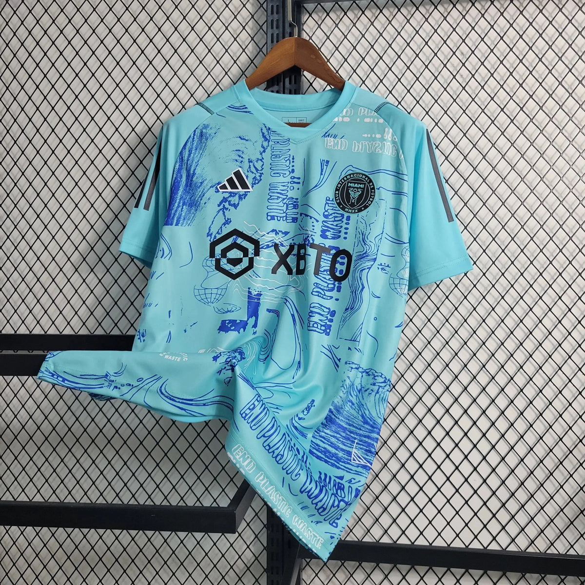 "Camisa Inter Miami Treino 23/24 - Torcedor Masculina Azul - Netmantos"
