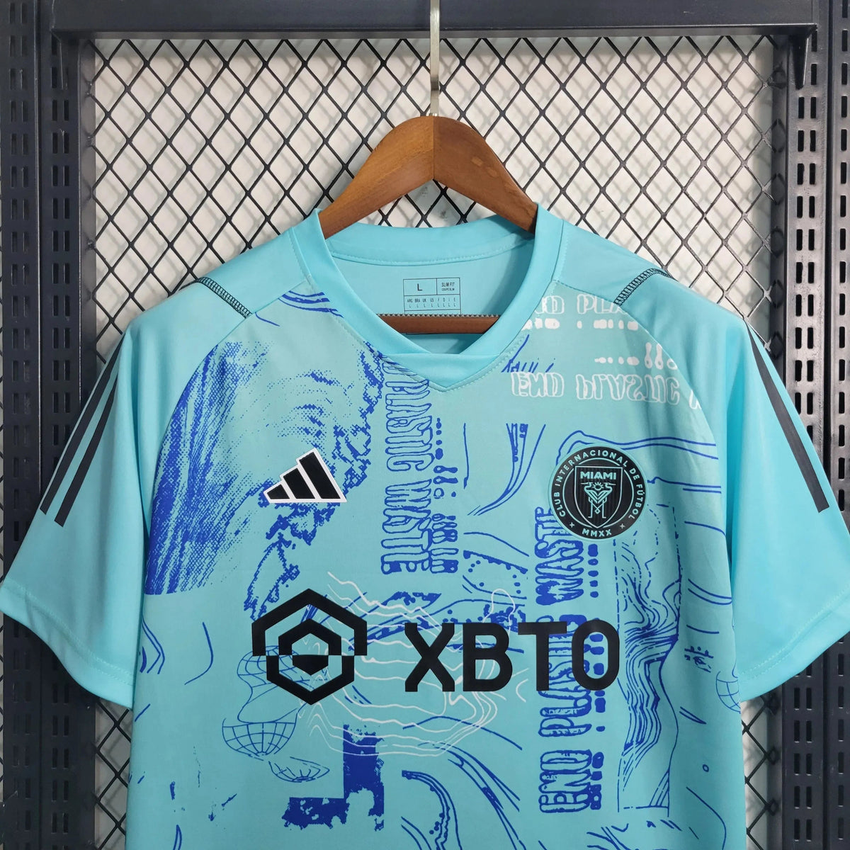 "Camisa Inter Miami Treino 23/24 - Torcedor Masculina Azul - Netmantos"