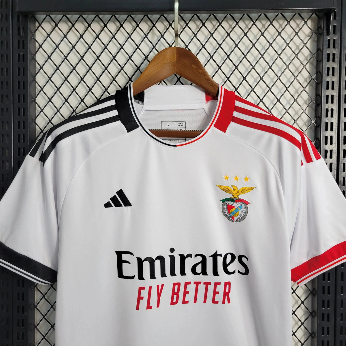 "Camisa Benfica Away 23/24 - Torcedor Masculina Branca - Netmantos"