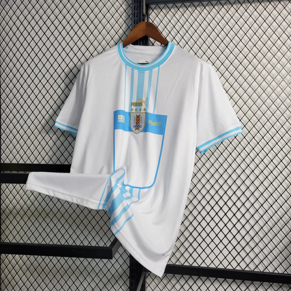 "Camisa Uruguai Home 22/23 - Torcedor Masculina Branca - Netmantos"