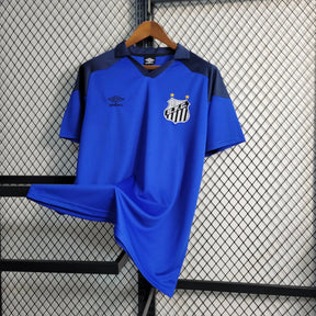 "Camisa Santista Treino 23/24 - Torcedor Masculina Azul - Netmantos"